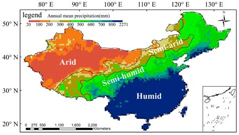 what are the climates in china